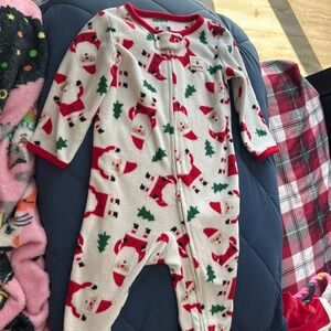 My first Christmas Santa onesie